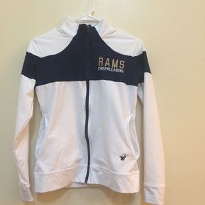 NFL Rams Cheerleading Warm Up Jacket